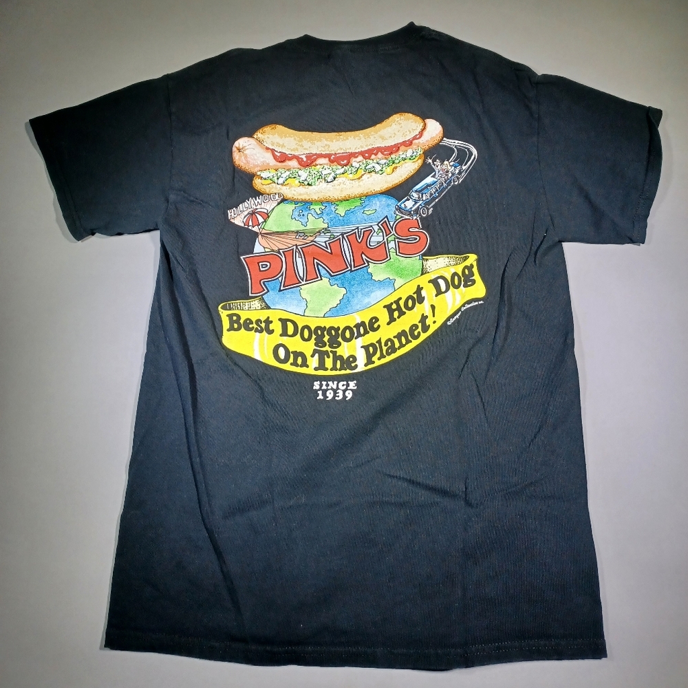 Pink's Hot Dog Graphic Tee since L